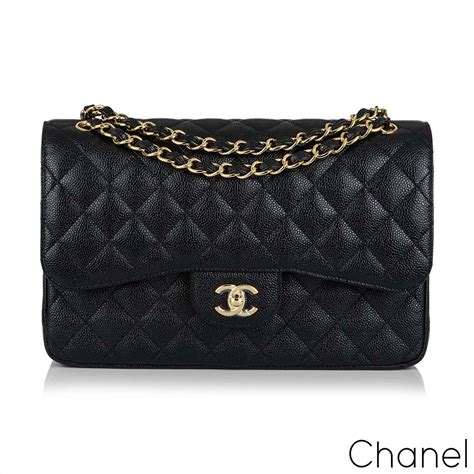 chanel classic flap black caviar|Chanel Classic Flap Bag: How Much Is It & Is It Worth .